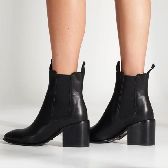 Tony Bianco Shoes - Tony Bianco Hampton Black Calais Ankle Boots- Size 6